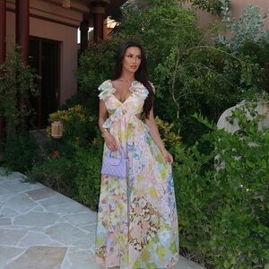 Zimmermann raie ruffle dress